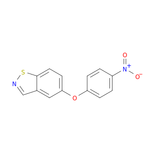 1,2-Benzisothiazole, 5-(4-nitrophenoxy)-