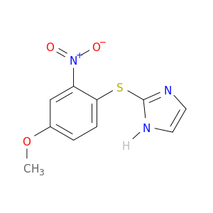 1H-Imidazole, 2-[(4-methoxy-2-nitrophenyl)thio]-