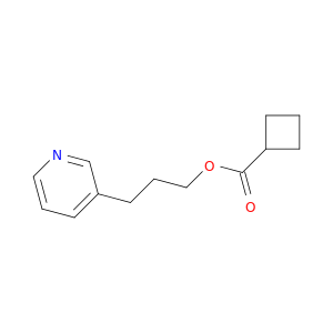Cyclobutanecarboxylic acid, 3-(3-pyridinyl)propyl ester