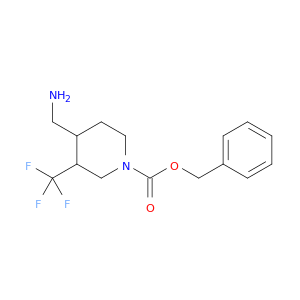 benzyl 4-(aminomethyl)-3-(trifluoromethyl)piperidine-1-carboxylate