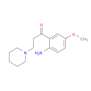 1-Propanone, 1-(2-amino-5-methoxyphenyl)-3-(1-piperidinyl)-