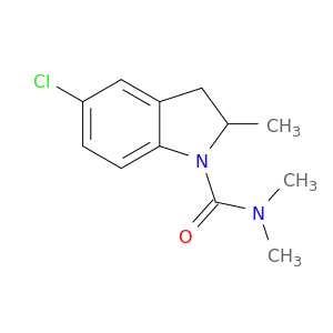 1H-Indole-1-carboxamide, 5-chloro-2,3-dihydro-N,N,2-trimethyl-