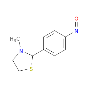 Thiazolidine, 3-methyl-2-(4-nitrosophenyl)-