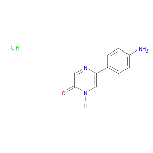 2(1H)-Pyrazinone, 5-(4-aminophenyl)-, hydrochloride