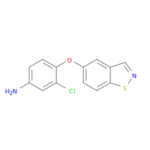 Benzenamine, 4-(1,2-benzisothiazol-5-yloxy)-3-chloro-
