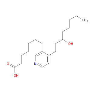 3-Pyridineheptanoic acid, 4-(3-hydroxyoctyl)-