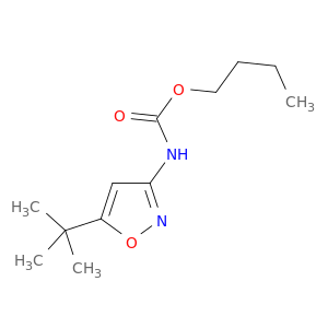 Carbamic acid, [5-(1,1-dimethylethyl)-3-isoxazolyl]-, butyl ester