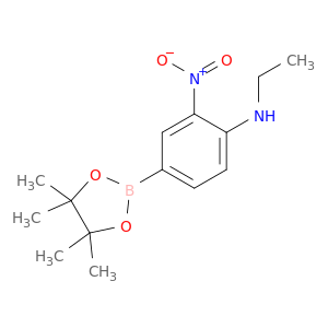 苯甲酰胺,N-乙基-2-硝基-4-(4,4,5,5-四甲基-1,3,2-二恶英罗拉-2-基)-