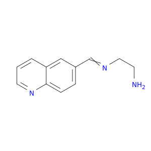 1,2-Ethanediamine, N-(6-quinolinylmethylene)-