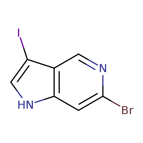 6-溴-3-碘-1H-吡咯并[3,2-c]吡啶
