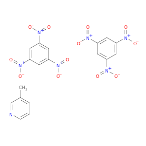 Pyridine, 3-methyl-, compd. with 1,3,5-trinitrobenzene (1:2)