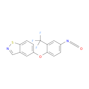 1,2-Benzisothiazole, 5-[4-isocyanato-2-(trifluoromethyl)phenoxy]-