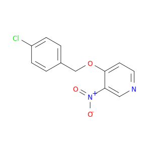 Pyridine, 4-[(4-chlorophenyl)methoxy]-3-nitro-