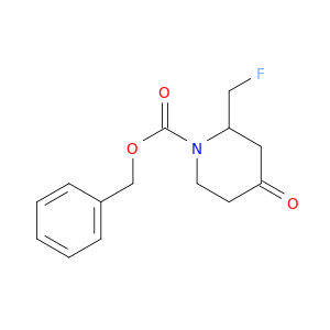 benzyl 2-(fluoromethyl)-4-oxopiperidine-1-carboxylate