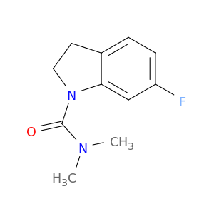 1H-Indole-1-carboxamide, 6-fluoro-2,3-dihydro-N,N-dimethyl-