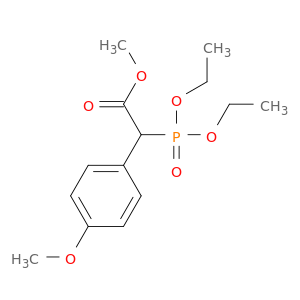 methyl 2-diethoxyphosphoryl-2-(4-methoxyphenyl)acetate