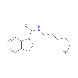 1H-Indole-1-carboxamide, N-hexyl-2,3-dihydro-