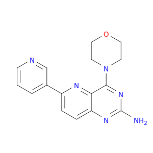 Pyrido[3,2-d]pyrimidin-2-amine, 4-(4-morpholinyl)-6-(3-pyridinyl)-