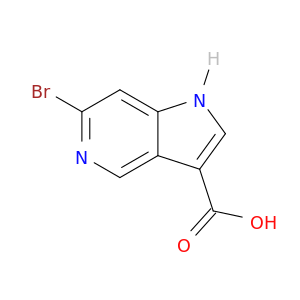 6-溴-1H-吡咯并[3,2-c]吡啶-3-甲酸
