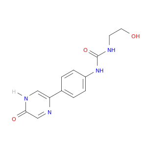 Urea, N-[4-(4,5-dihydro-5-oxopyrazinyl)phenyl]-N'-(2-hydroxyethyl)-
