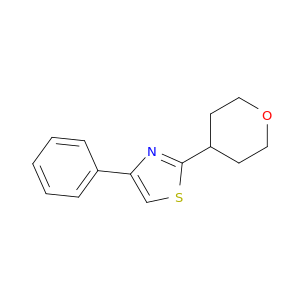 Thiazole, 4-phenyl-2-(tetrahydro-2H-pyran-4-yl)-