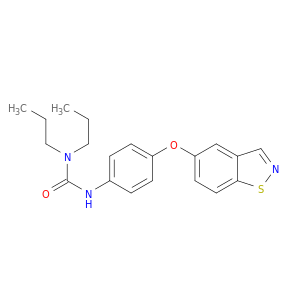 Urea, N'-[4-(1,2-benzisothiazol-5-yloxy)phenyl]-N,N-dipropyl-