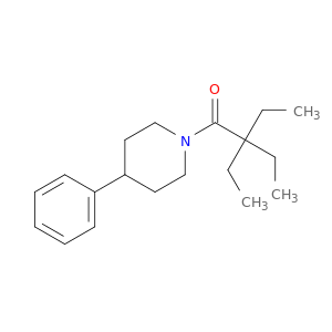 Piperidine, 1-(2,2-diethyl-1-oxobutyl)-4-phenyl-