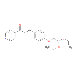 2-Propen-1-one, 3-[4-(2,2-diethoxyethoxy)phenyl]-1-(4-pyridinyl)-