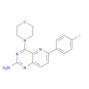 Pyrido[3,2-d]pyrimidin-2-amine, 6-(4-fluorophenyl)-4-(4-morpholinyl)-