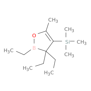 1,2-Oxaborole, 2,3,3-triethyl-2,3-dihydro-5-methyl-4-(trimethylsilyl)-