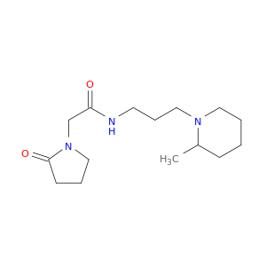 1-Pyrrolidineacetamide, N-[3-(2-methyl-1-piperidinyl)propyl]-2-oxo-