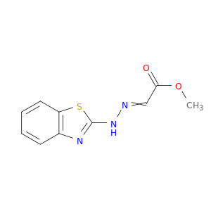 Acetic acid, (2-benzothiazolylhydrazono)-, methyl ester