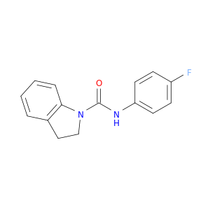 1H-Indole-1-carboxamide, N-(4-fluorophenyl)-2,3-dihydro-
