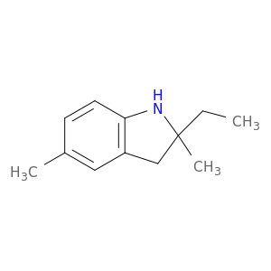 1H-Indole, 2-ethyl-2,3-dihydro-2,5-dimethyl-