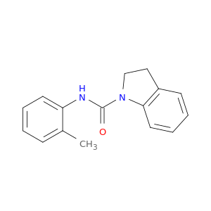 1H-Indole-1-carboxamide, 2,3-dihydro-N-(2-methylphenyl)-