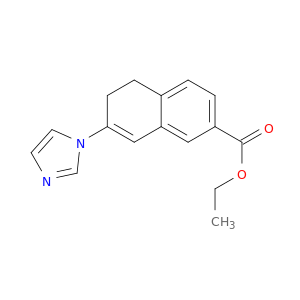 Ethyl 7-(1H-imidazol-1-yl)-5,6-dihydro-2-naphthalenecarboxylate