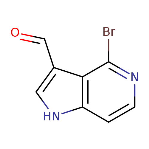 4-溴-5-氮杂吲哚-3-甲醛