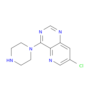Pyrido[3,2-d]pyrimidine, 7-chloro-4-(1-piperazinyl)-