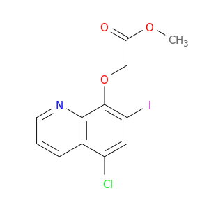 Acetic acid, [(5-chloro-7-iodo-8-quinolinyl)oxy]-, methyl ester