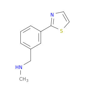 Benzenemethanamine,N-methyl-3-(2-thiazolyl)-