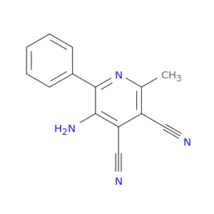 3,4-Pyridinedicarbonitrile, 5-amino-2-methyl-6-phenyl-
