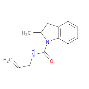 1H-Indole-1-carboxamide, 2,3-dihydro-2-methyl-N-2-propenyl-