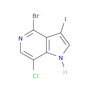 4-Bromo-7-chloro-3-iodo-1H-pyrrolo[3,2-c]pyridine