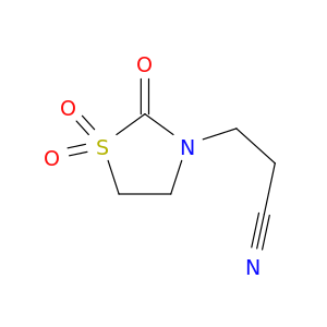 3-Thiazolidinepropanenitrile,2-oxo-, 1,1-dioxide