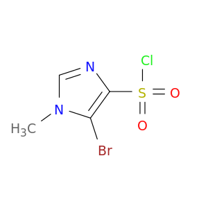 1H-Imidazole-4-sulfonyl chloride, 5-bromo-1-methyl-