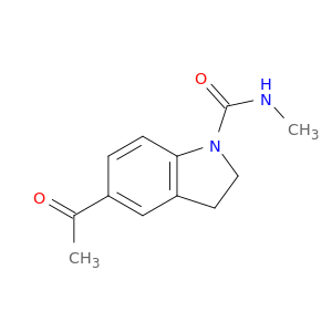 1H-Indole-1-carboxamide, 5-acetyl-2,3-dihydro-N-methyl-