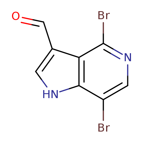 4,7-Dibromo-1H-pyrrolo[3,2-c]pyridine-3-carbaldehyde