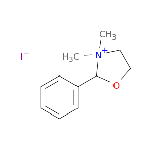 Oxazolidinium, 3,3-dimethyl-2-phenyl-, iodide