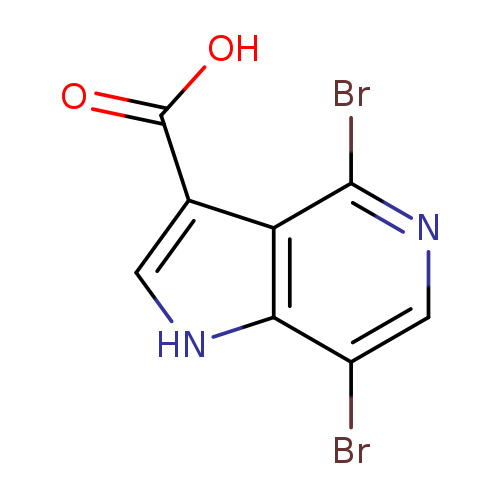 4,7-Dibromo-1H-pyrrolo[3,2-c]pyridine-3-carboxylic acid