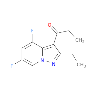1-Propanone, 1-(2-ethyl-4,6-difluoropyrazolo[1,5-a]pyridin-3-yl)-